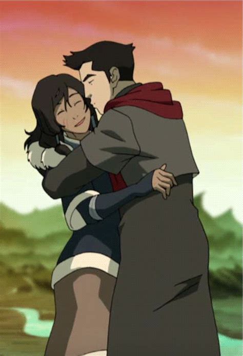 do mako and korra get back together|korra and mako kiss.